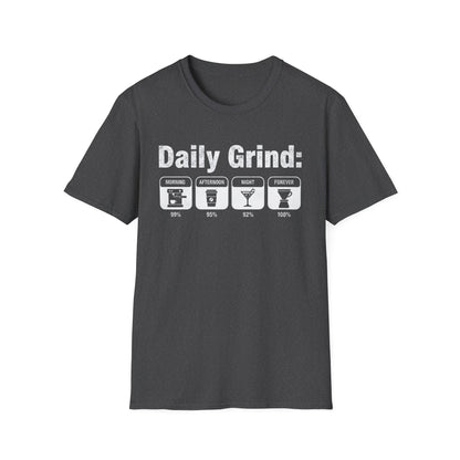 Daily Grind Coffee Lover T-Shirt | Premium Barista & Tech Style Tee
