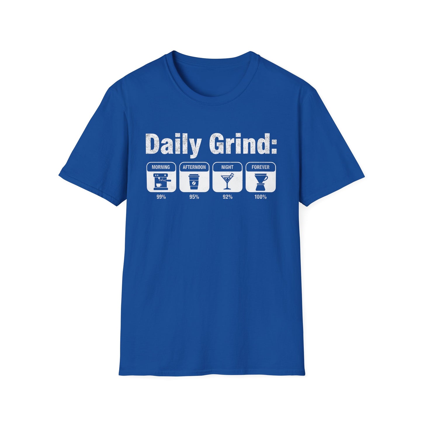 Daily Grind Coffee Lover T-Shirt | Premium Barista & Tech Style Tee