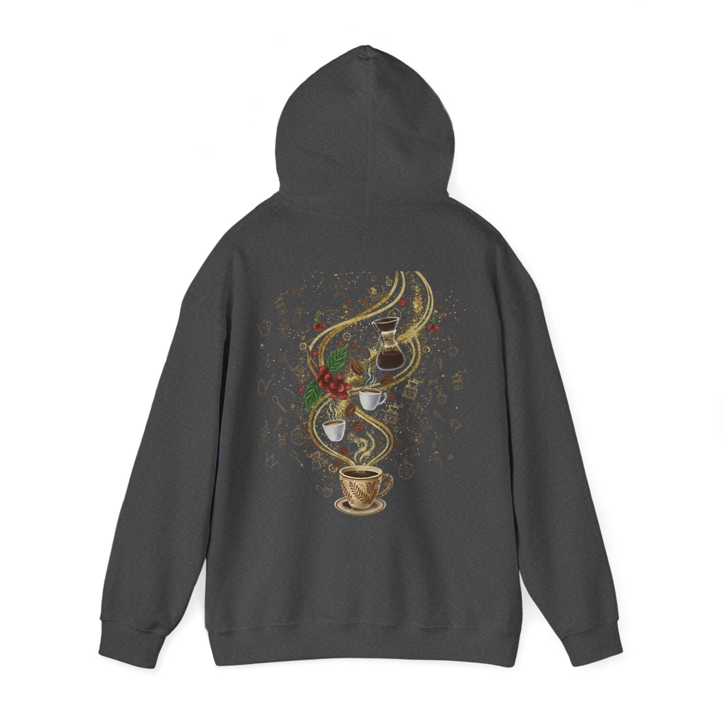 Bean Brew Bliss Coffee Hoodie (Unisex Fit)