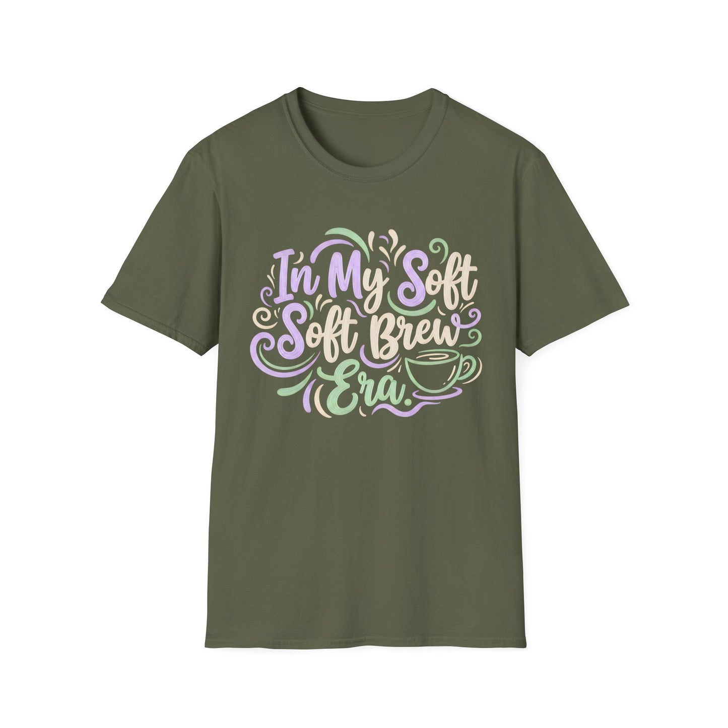 In My Soft Brew Era | Aesthetic Coffee & Soft Life Graphic Tee