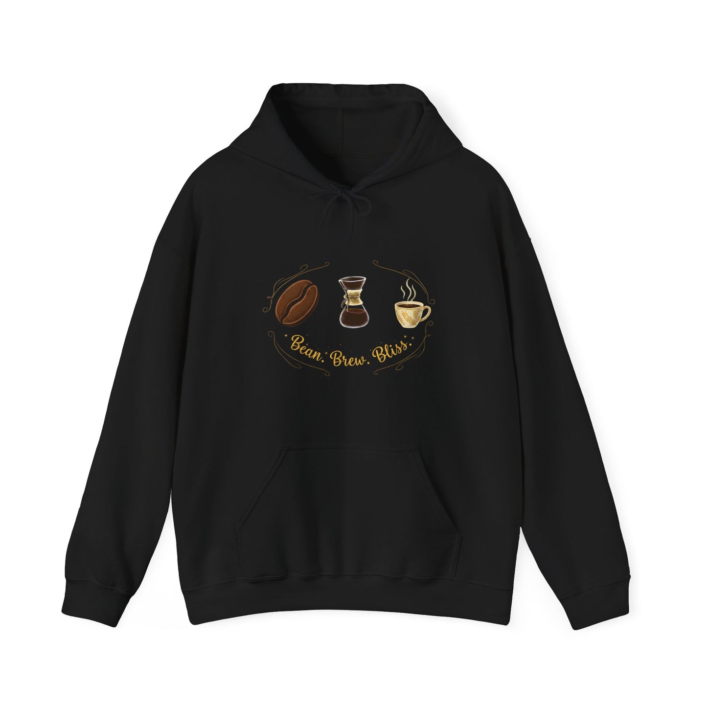 Bean Brew Bliss Coffee Hoodie (Unisex Fit)