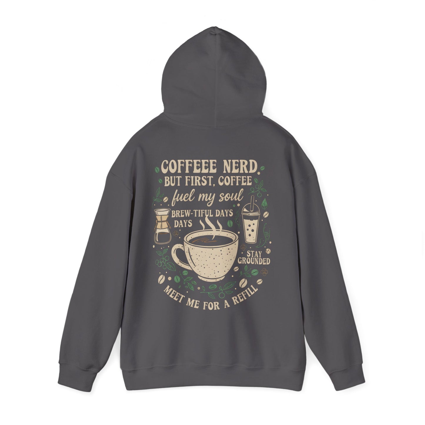 Coffee Nerd Graphic Hoodie (Unisex Fit)