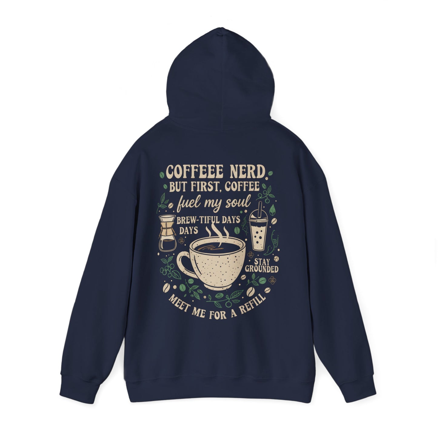 Coffee Nerd Graphic Hoodie (Unisex Fit)