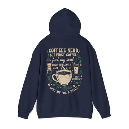 Coffee Nerd Graphic Hoodie (Unisex Fit)