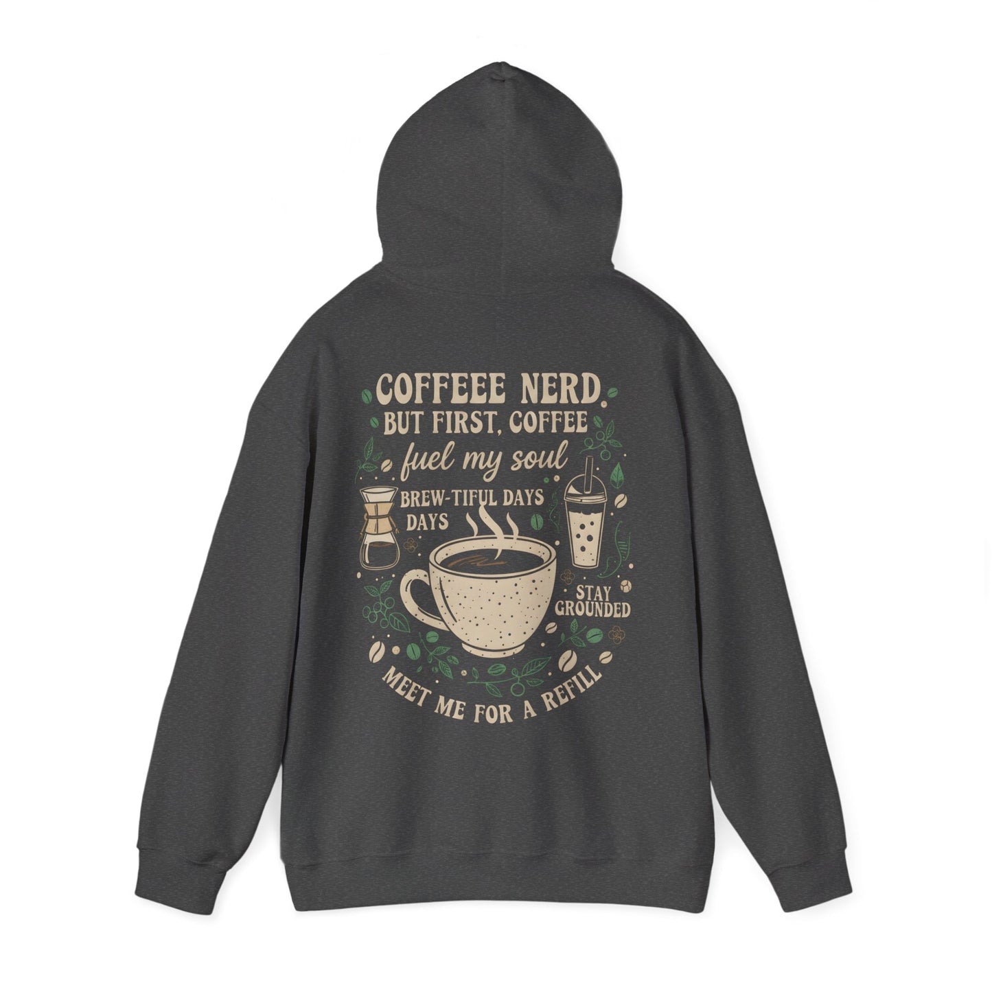 Coffee Nerd Graphic Hoodie (Unisex Fit)