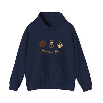 Bean Brew Bliss Coffee Hoodie (Unisex Fit)